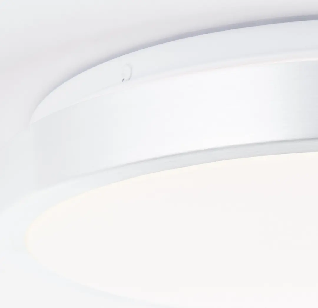 Brilliant LED Plafondlamp 24W 2400lm 3000K - 33cm Nikkel