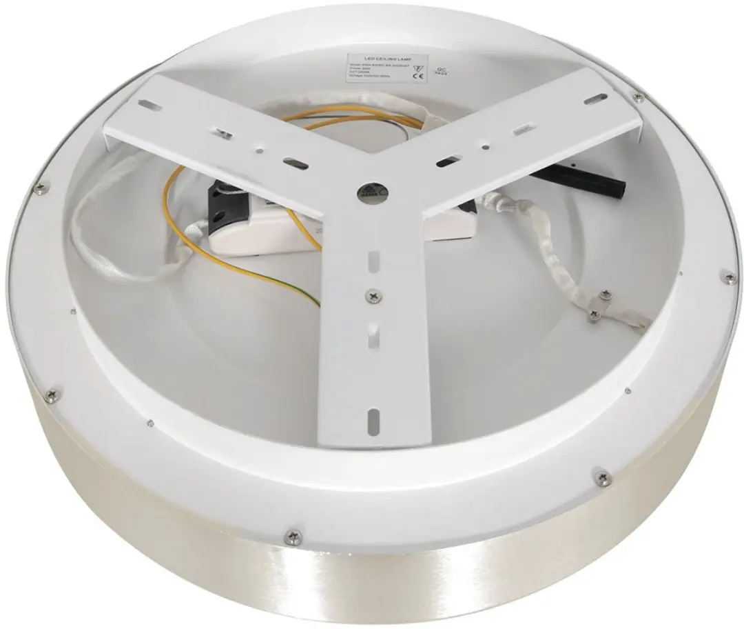 Steinhauer Plafondlamp Ringlede 3086ZI - Ø30cm - Zilver - afbeelding 6 van 6
