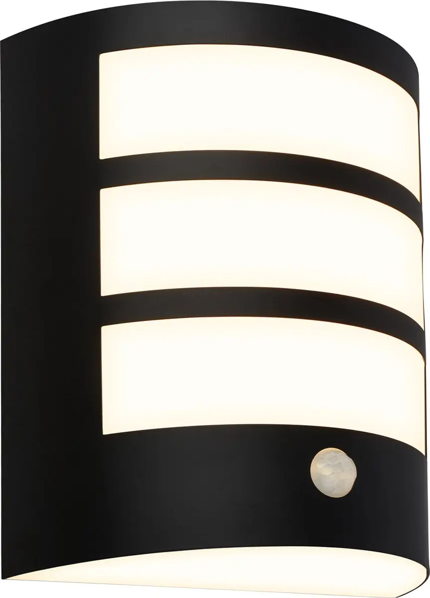 Briloner Oplaadbare LED Wandlamp Bewegingsmelder 5.8W - Zwart