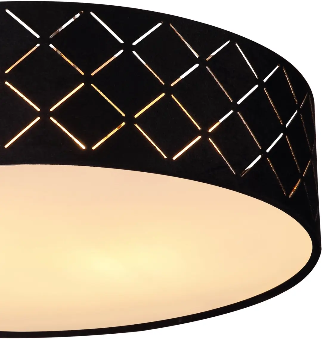 Globo Varios Plafondlamp - 2x E27 - Ø38cm - Zwart