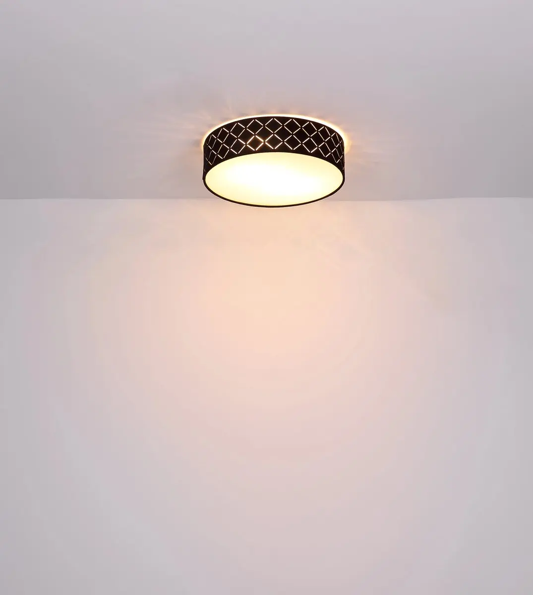 Globo Varios Plafondlamp - 2x E27 - Ø38cm - Zwart - afbeelding 6 van 6