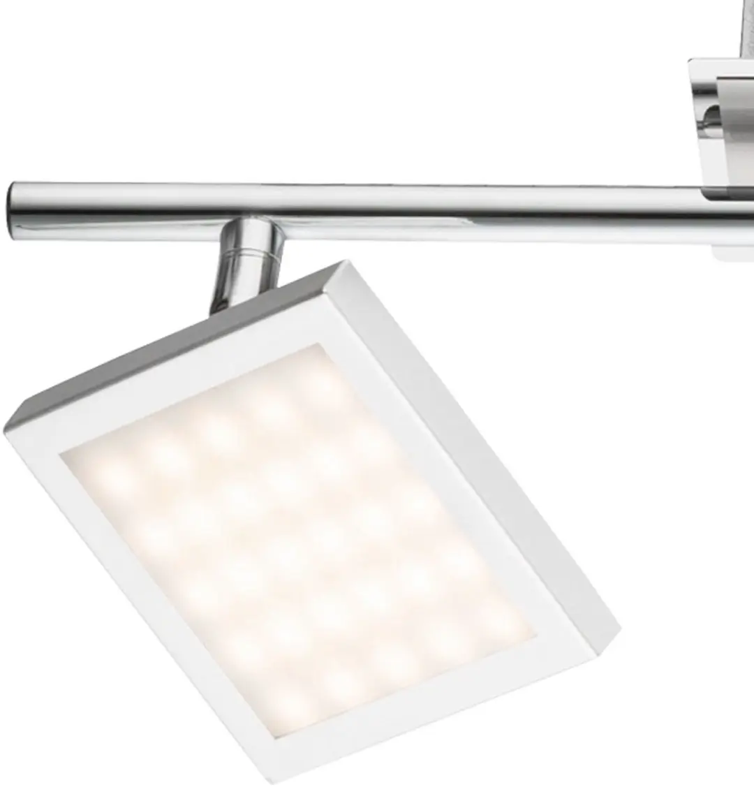 Globo Plafondlamp LED 2x6W 318lm - 3000K - Zilver - afbeelding 6 van 6