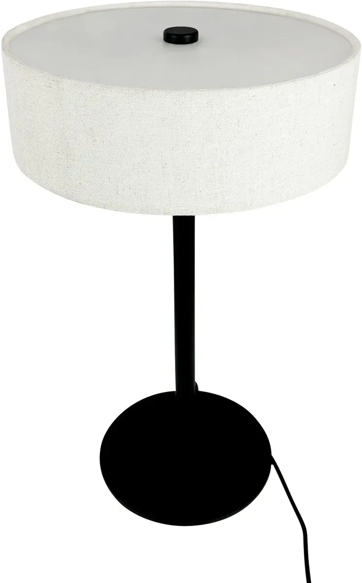 Dyberg Larsen Calix Tafellamp - 6W - Ø25cm - Nature/Black