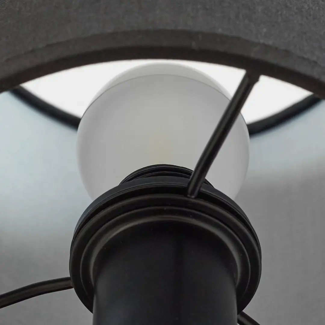 Lindby Wandlamp Textiel 2 Lichtpunten E14 - Zwart
