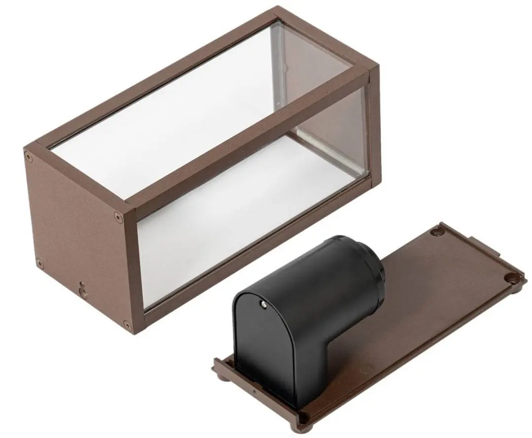Lindby Wandlamp Buiten 1 Licht E27 - Roestkleurig
