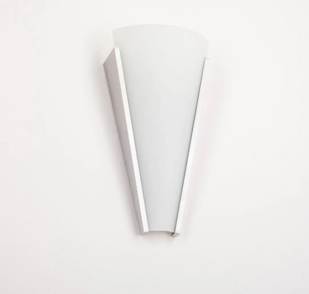 Lindby Wandlamp Metaal Glas 1 Licht E14 - Wit/Geborsteld Aluminium