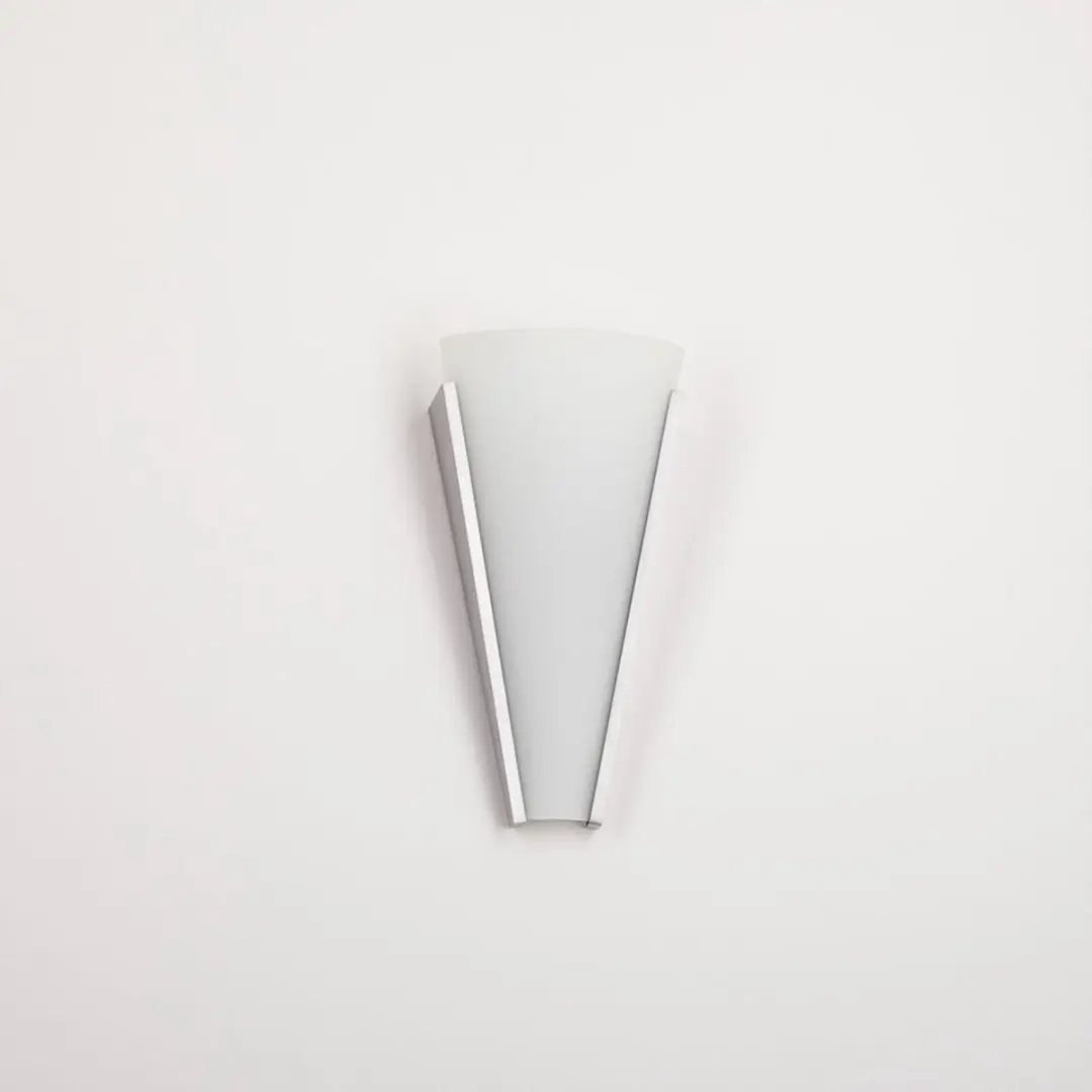 Lindby Wandlamp Metaal Glas 1 Licht E14 - Wit/Geborsteld Aluminium