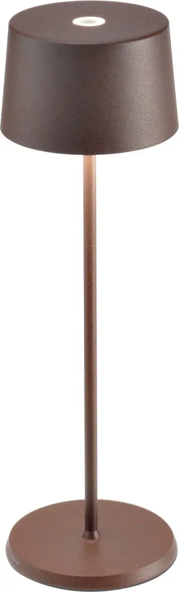 Zafferano Olivia Pro Tafellamp - Oplaadbaar - IP65 - 3000K - Bruin