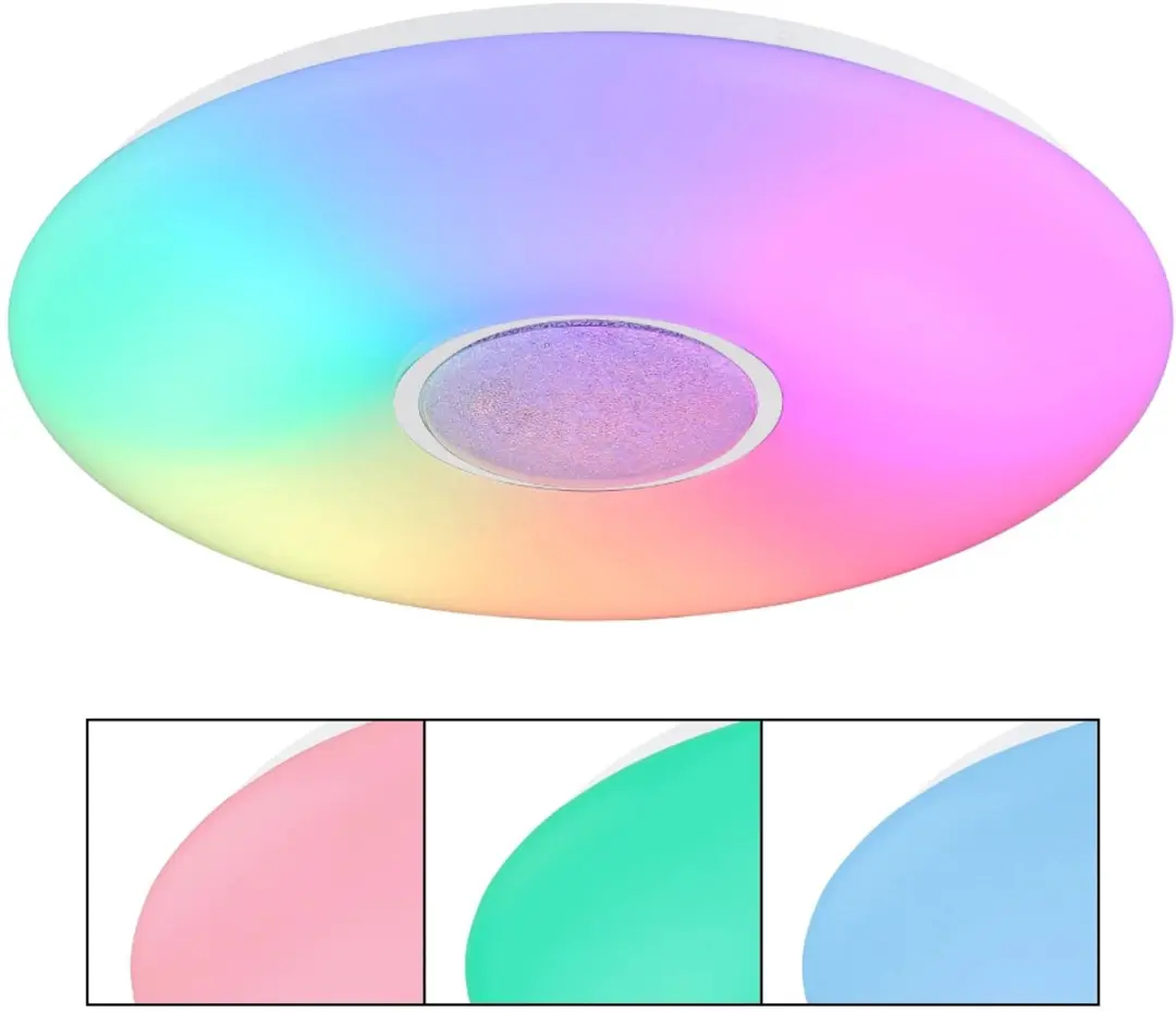 Globo Sully Plafondlamp - 2x LED - Ø49cm - Wit