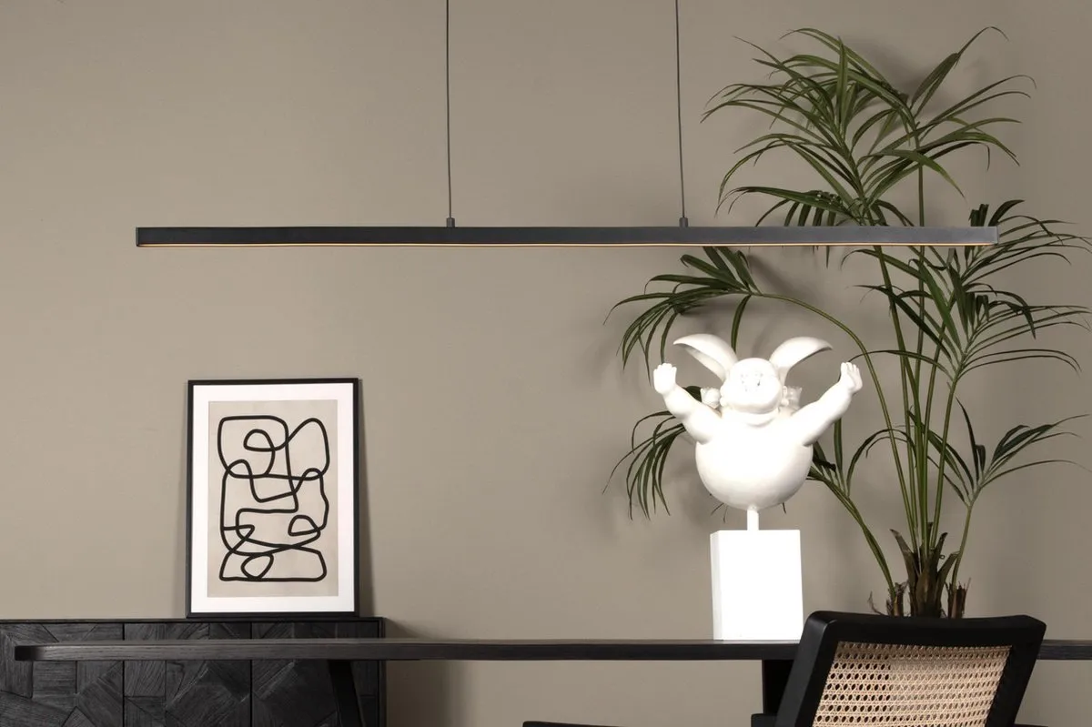 Lucide SIGMA Hanglamp - LED 36W 2700K - Zwart