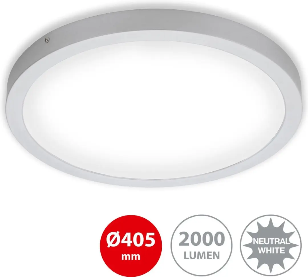 Briloner LED Opbouwspot 24,5W 2.400lm 4.000K