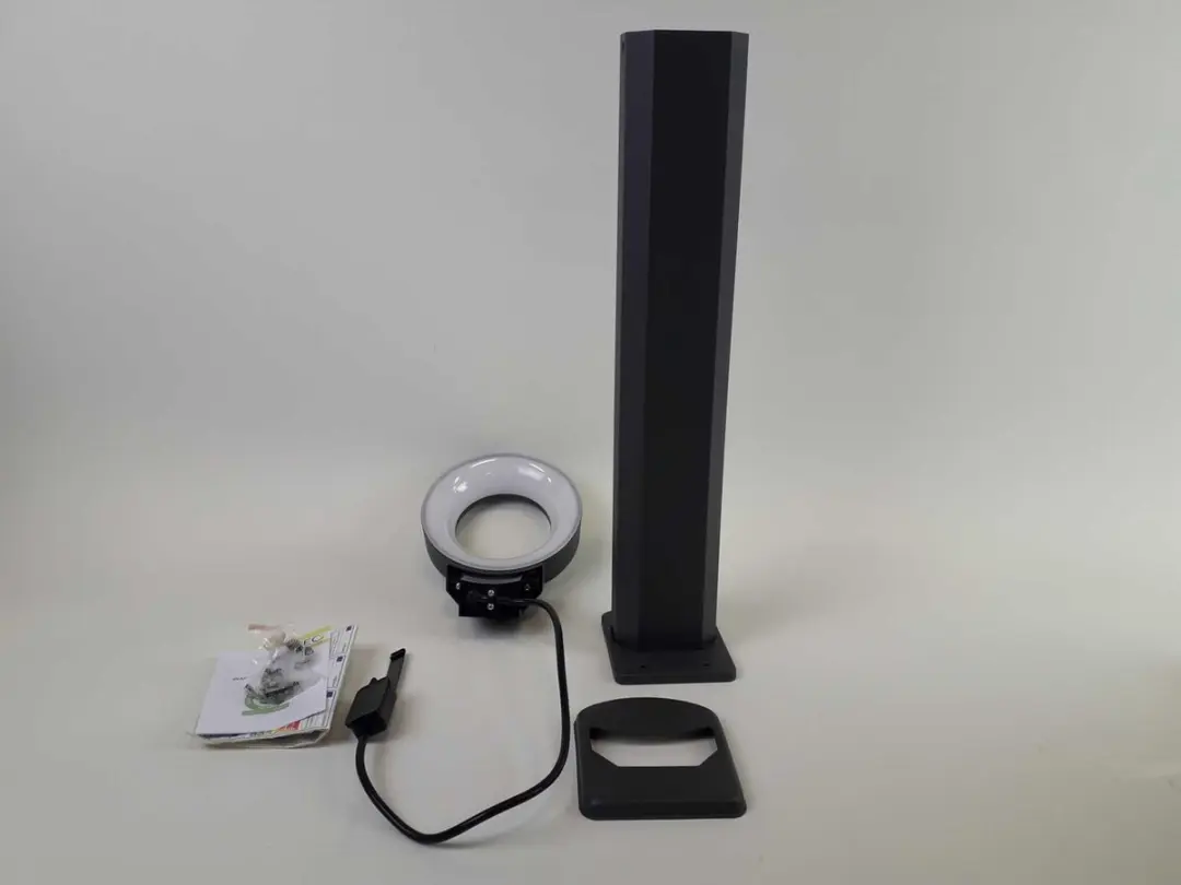 Lutec Meridian Staande Aluminium Buitenlamp LED 16W - Donkergrijs