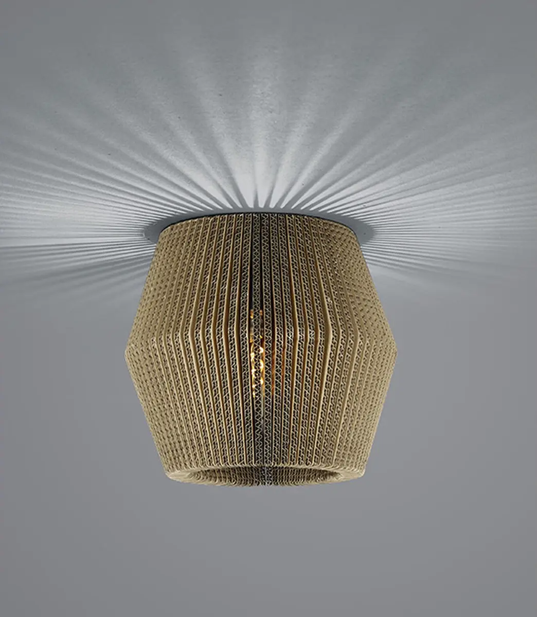 Hell Leuchten Layer 1 Plafondlamp - 1 Lichtpunt - Bruin