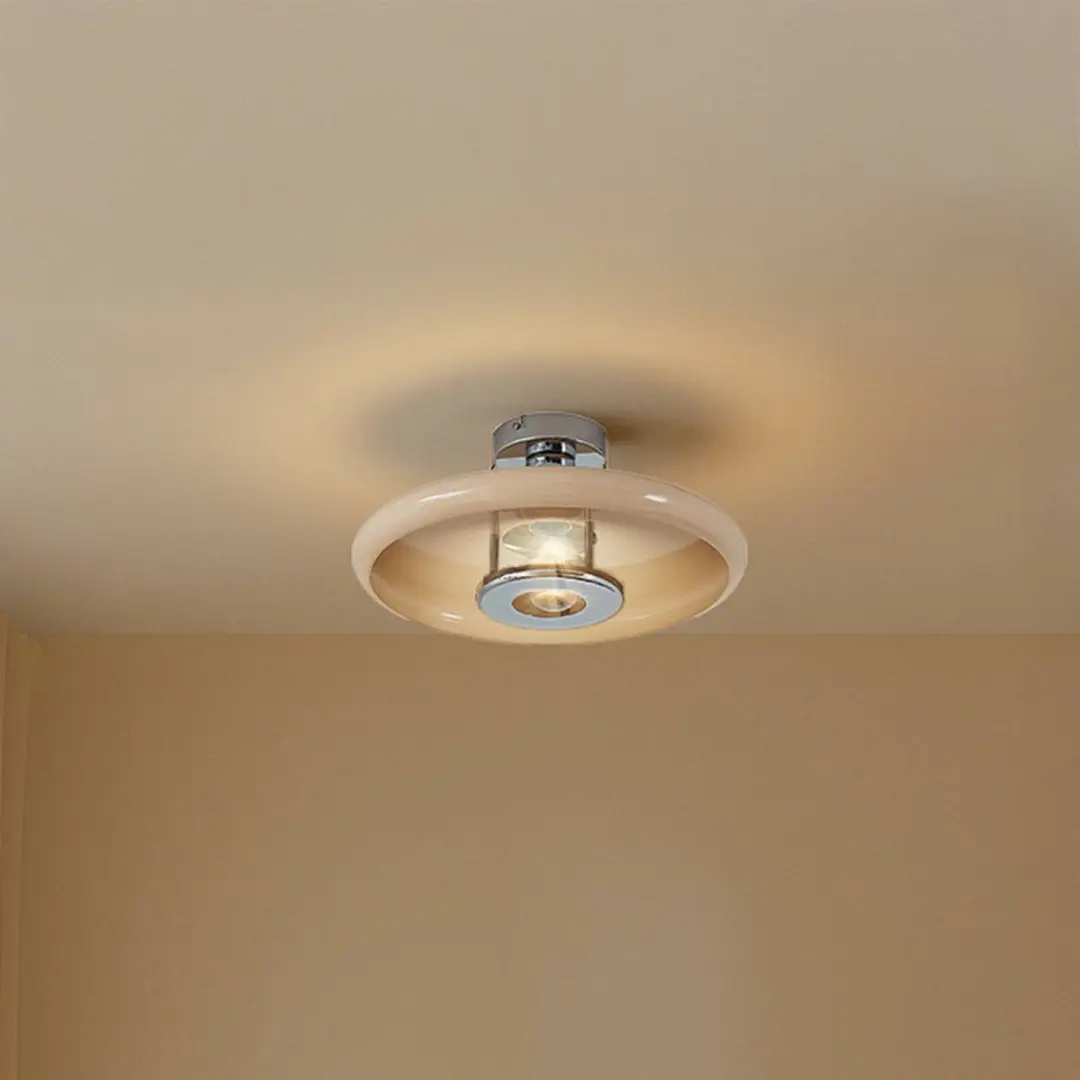 Lindby Plafondlamp 1 Licht E27 Beige