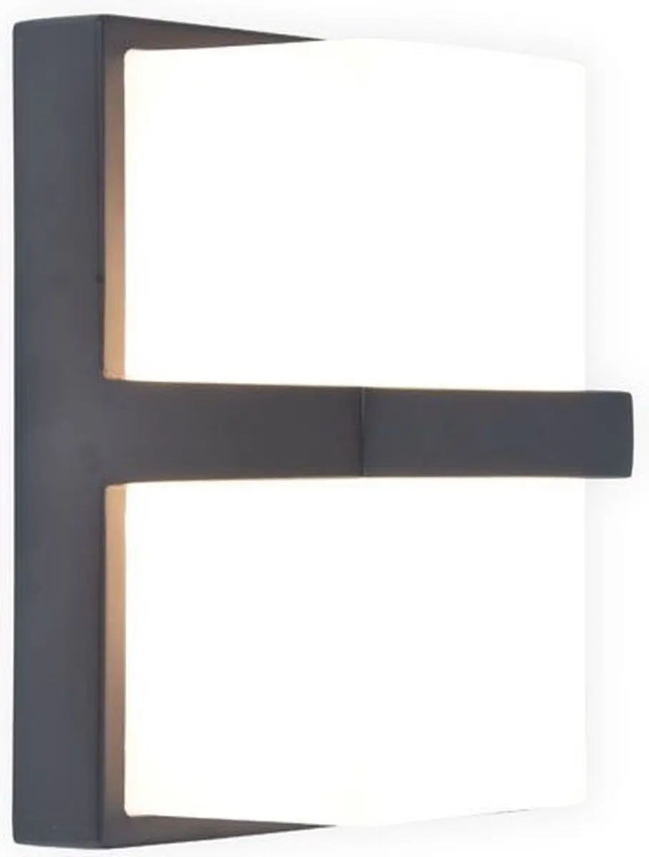 Lutec Stela Wandlamp LED 14W - Donkergrijs