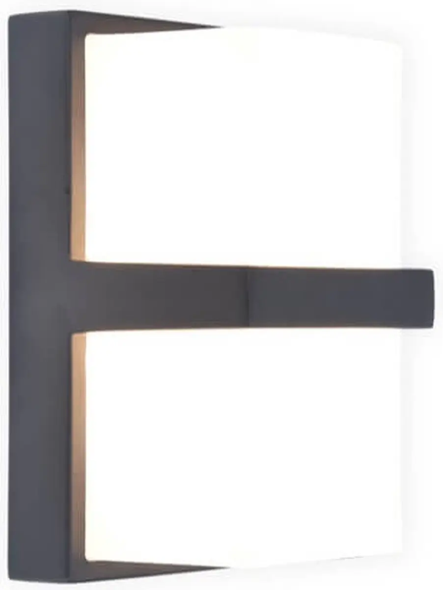 Lutec Stela Wandlamp LED 14W - Donkergrijs