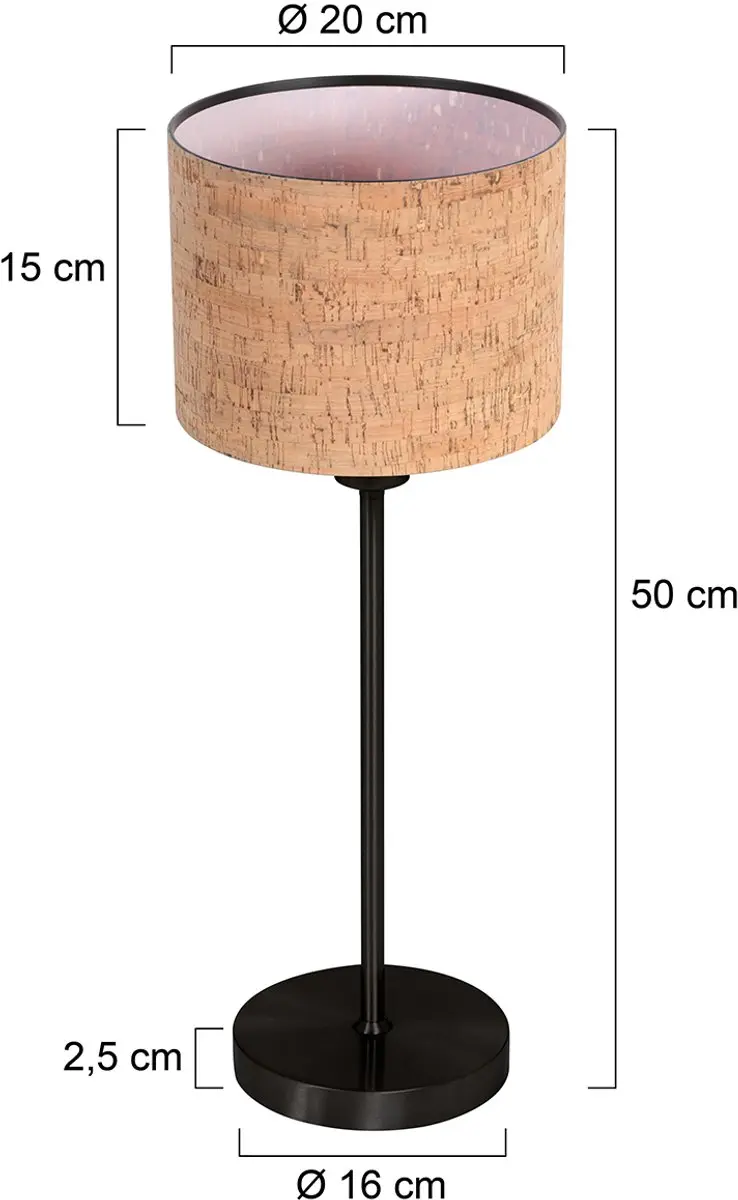 Steinhauer Noor 4422ZW Tafellamp - 40W - Zwart - afbeelding 6 van 6