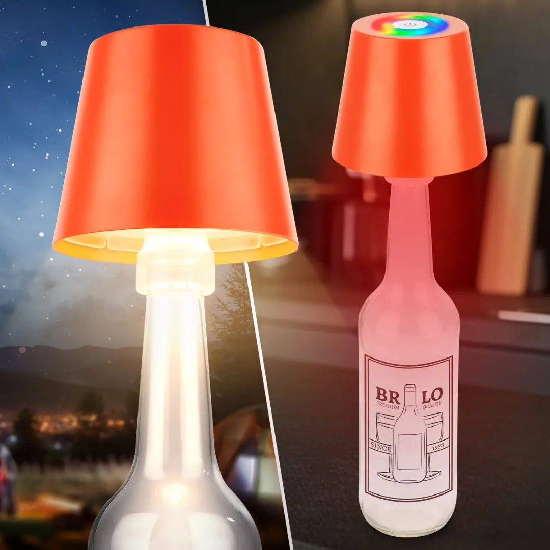 Briloner Calida Oplaadbare Tafellamp - RGBW - 2,5W - Oranje