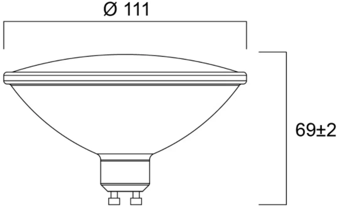 Sylvania RefLED ES111 GU10 12W 1150lm Warm Wit - 25.000 Branduren