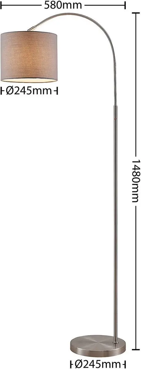 Lindby Booglamp 1 Licht E27