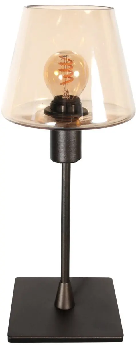 Steinhauer Ancilla 3102CA Tafellamp - 40W - Cacao/Amber