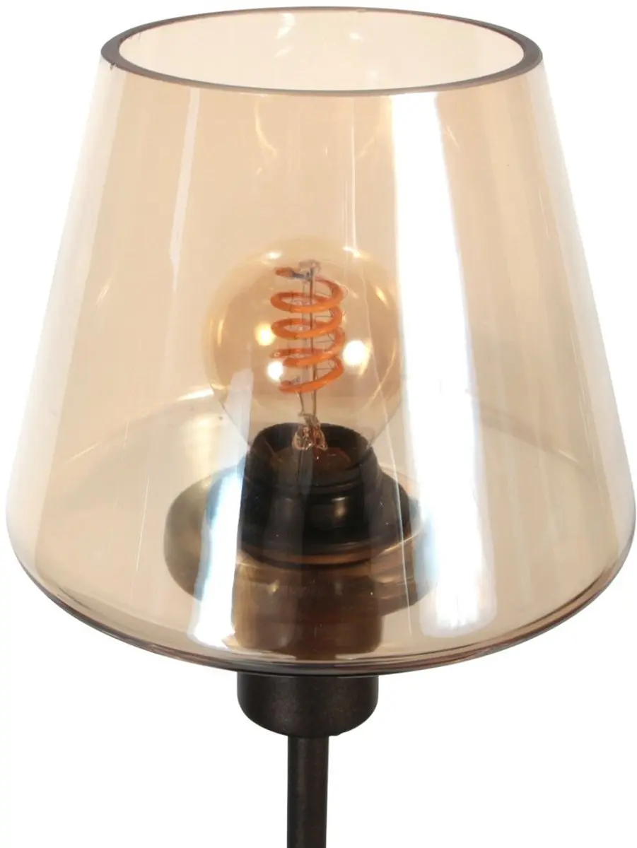 Steinhauer Ancilla 3102CA Tafellamp - 40W - Cacao/Amber