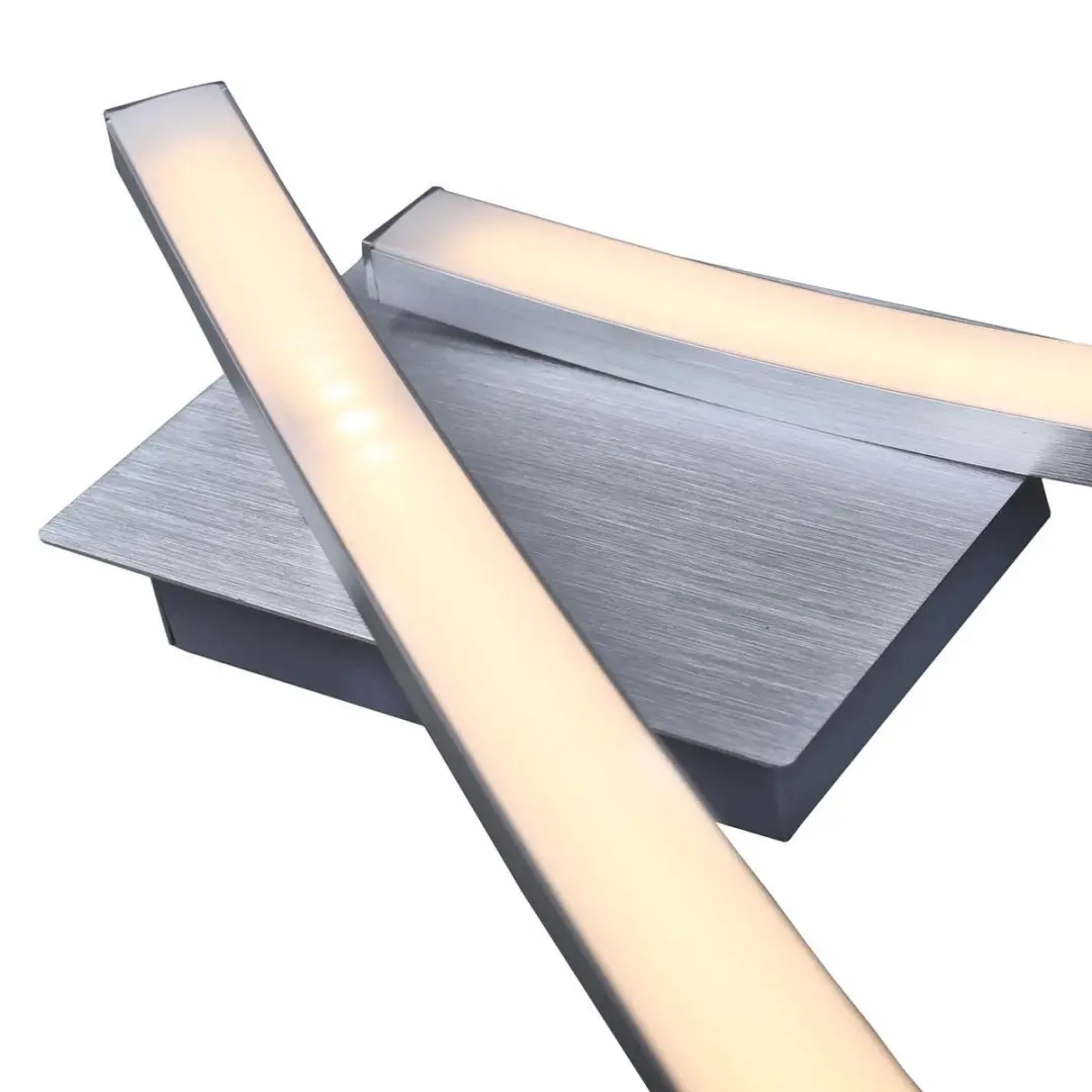 Briloner GO Plafonnière 2x6W LED - 55cm Aluminium