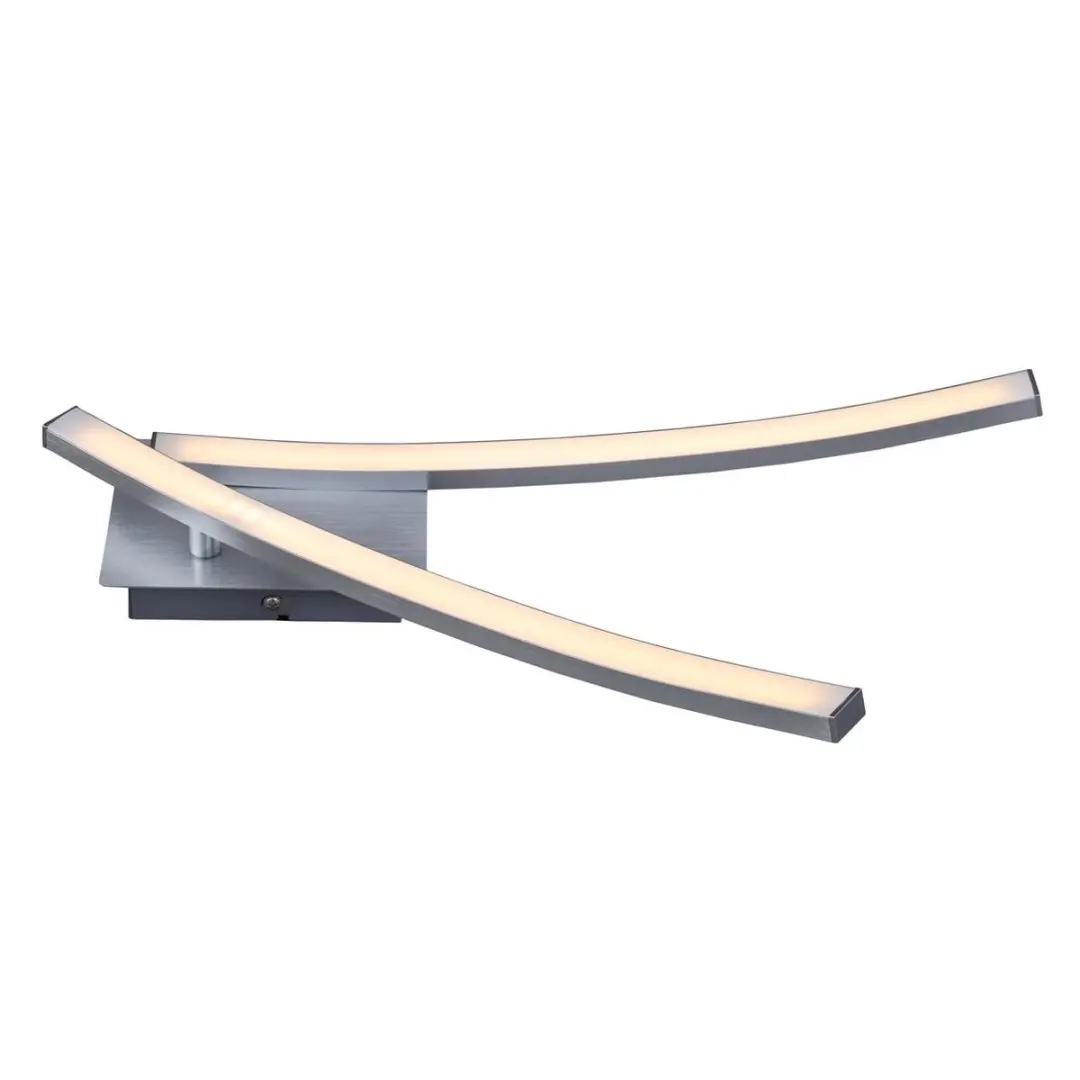 Briloner GO Plafonnière 2x6W LED - 55cm Aluminium