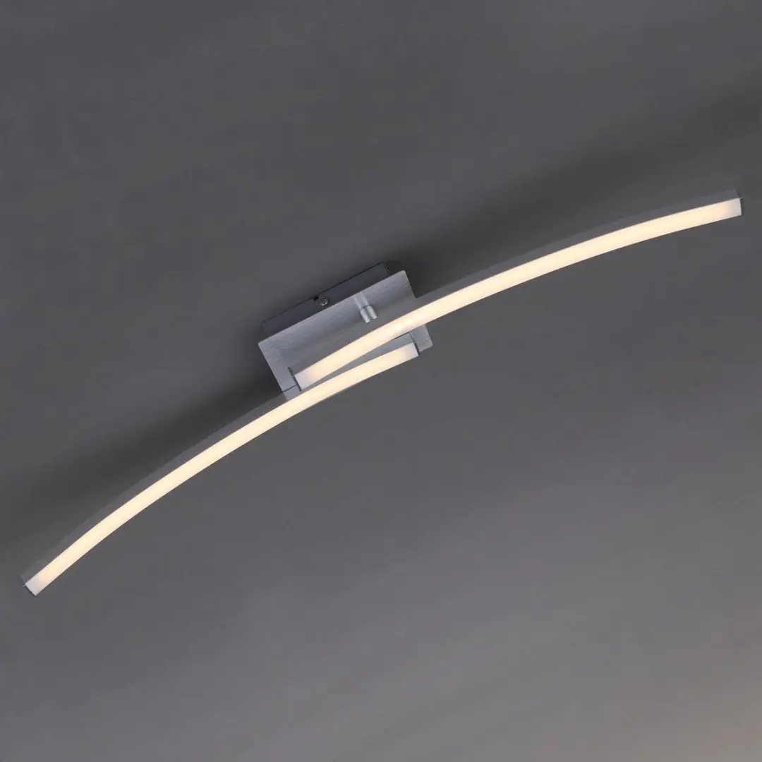Briloner GO Plafonnière 2x6W LED - 55cm Aluminium