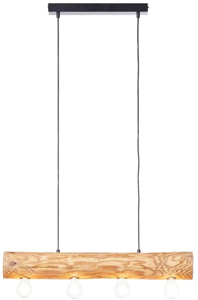 Brilliant Trabo Hanglamp 70cm - Hout - 4xE27