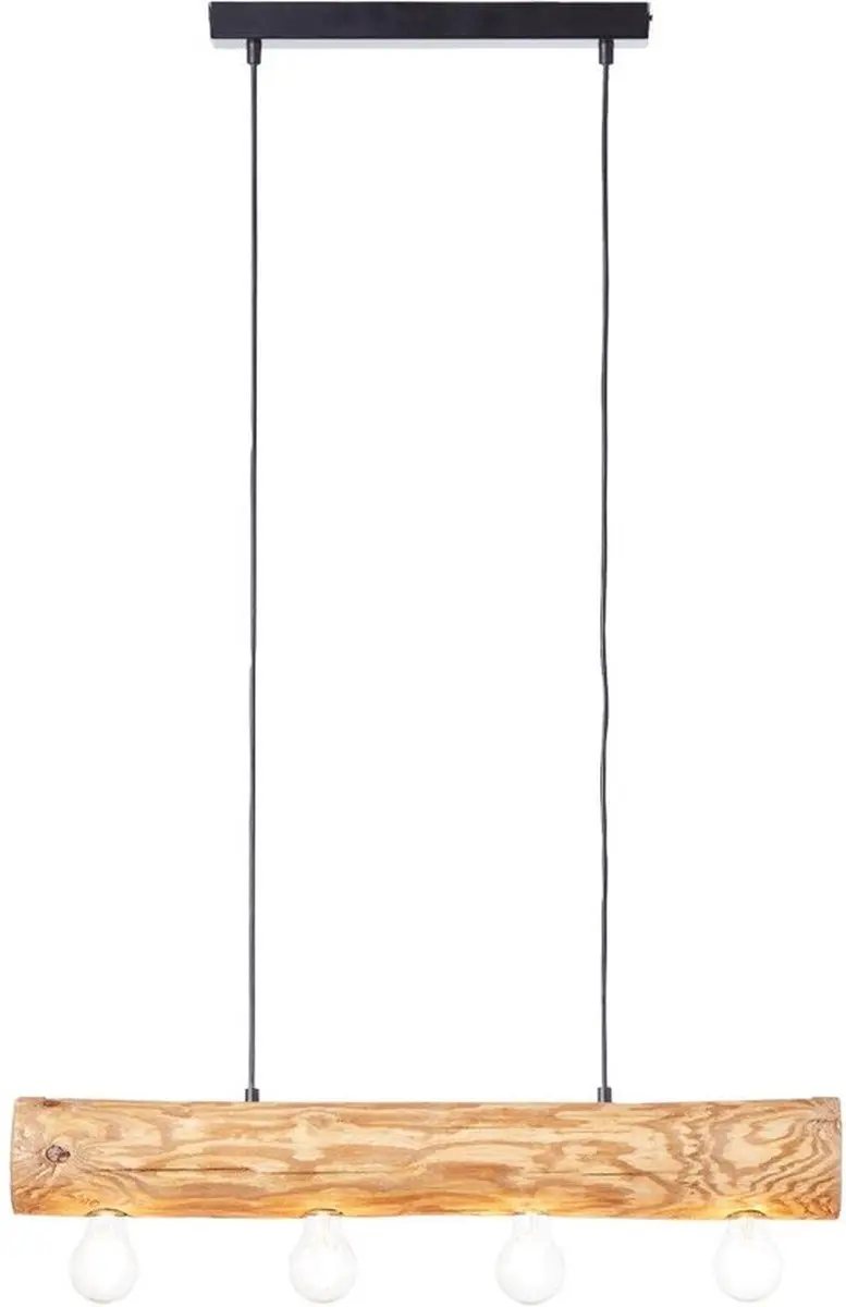 Brilliant Trabo Hanglamp 70cm - Hout - 4xE27
