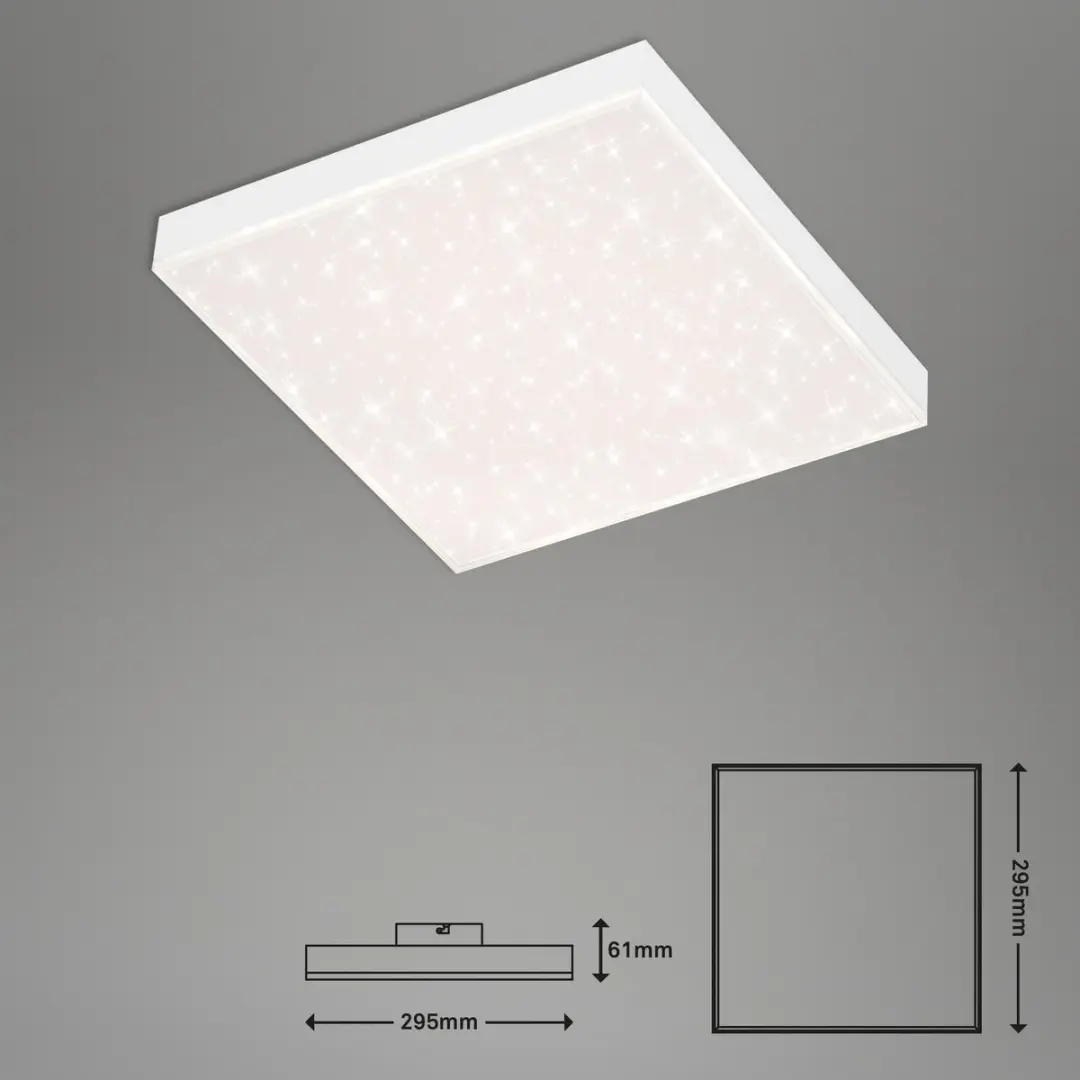 Briloner Plafonnière 15W 1.600 Lumen - Wit