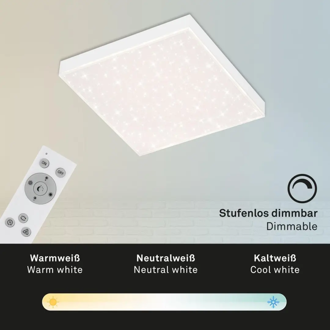 Briloner Plafonnière 15W 1.600 Lumen - Wit