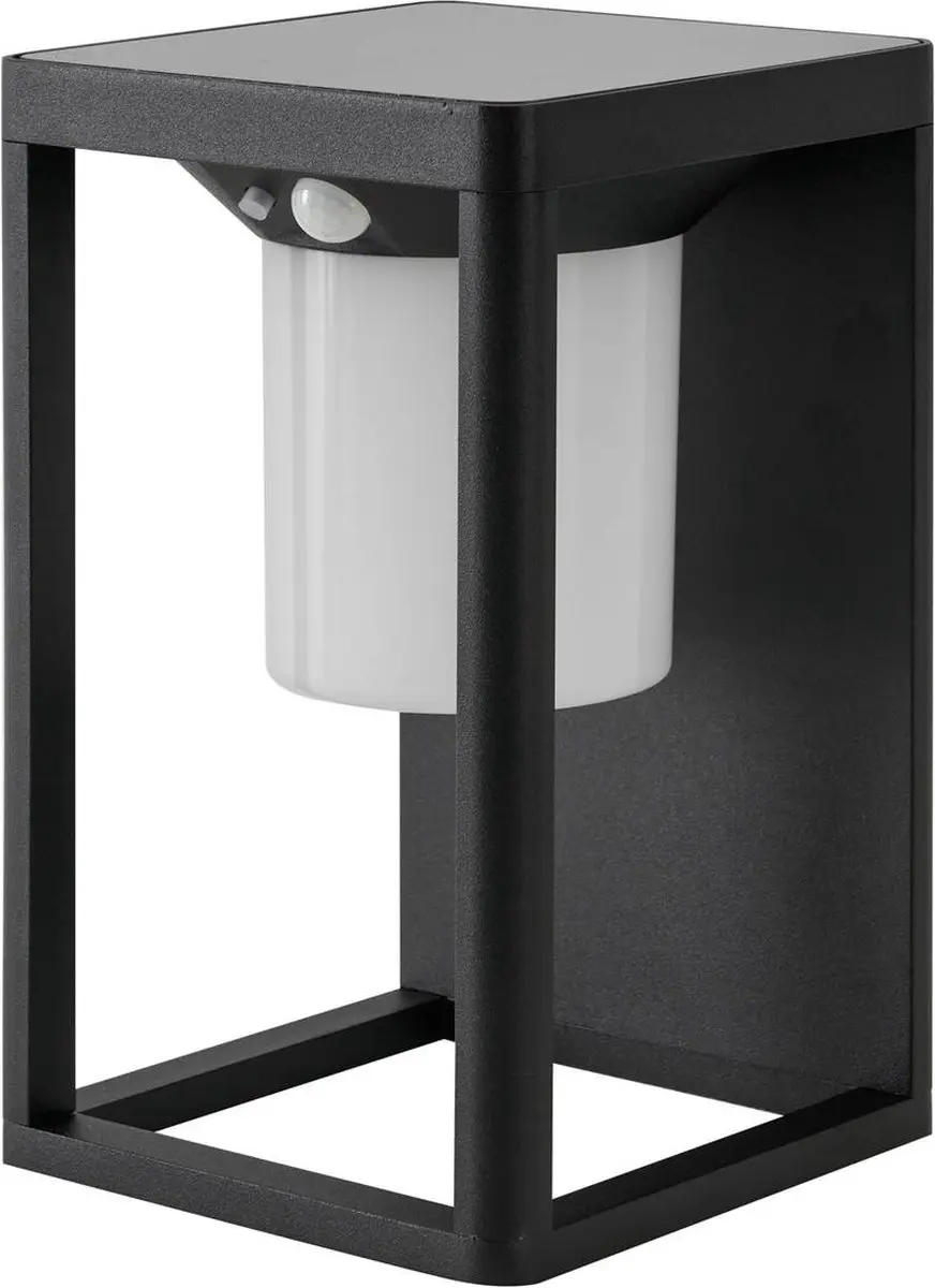 Lucande Solar Buitenlamp - 1 Lichtpunt - Zwart/Wit