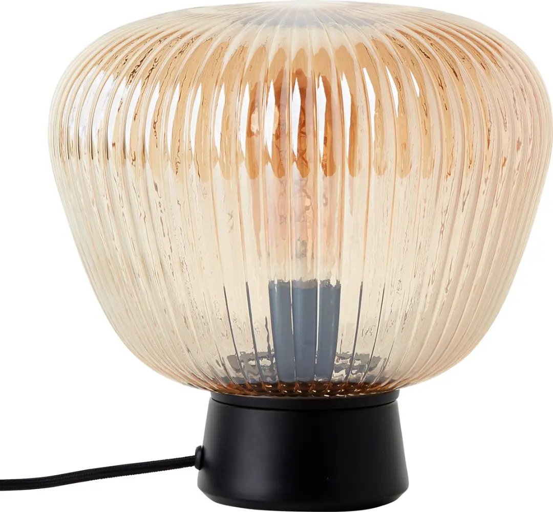 Brilliant Kaizen Tafellamp - 1xE27 Max 40W - Amber/Zwart
