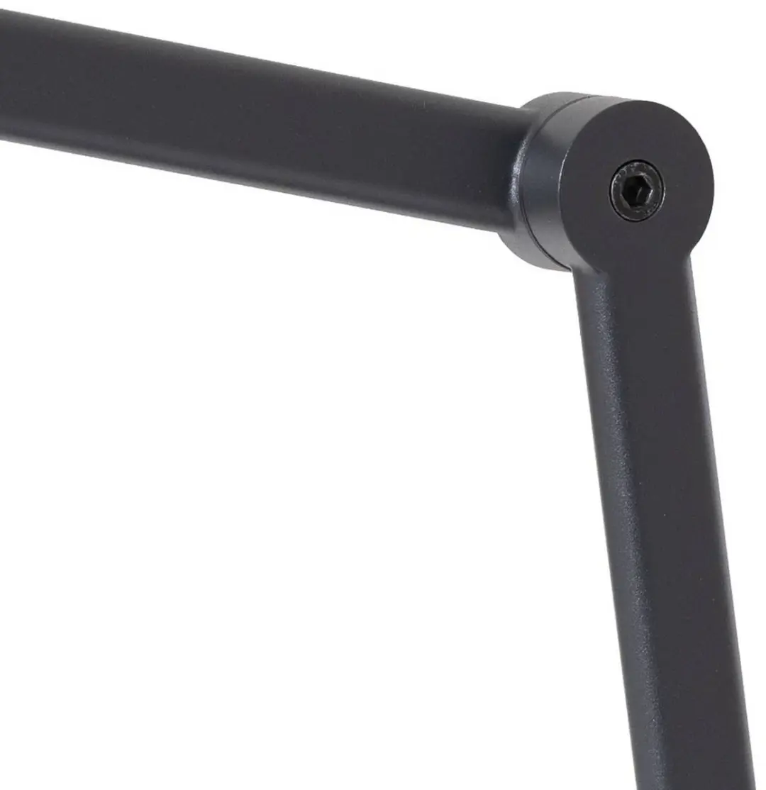 Lucande Bureaulamp Metaal 1 Licht E27 - 93,5 cm - Zwart/Goud