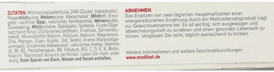 Modifast Repen Karamel - 3x186g