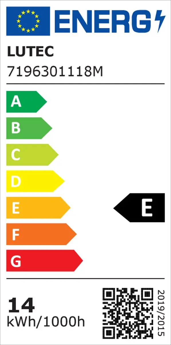 Lutec Fele Tuinpaal LED 13.5W - Donkergrijs
