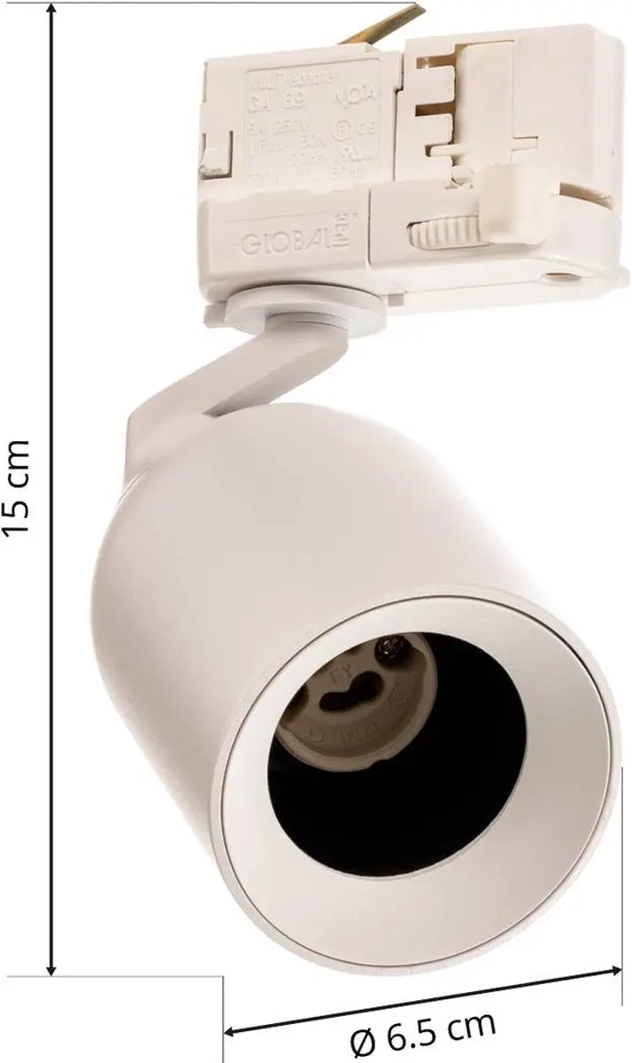 ARCCHIO Railverlichting 1 Lichtpunt GU10 - 8W - Wit
