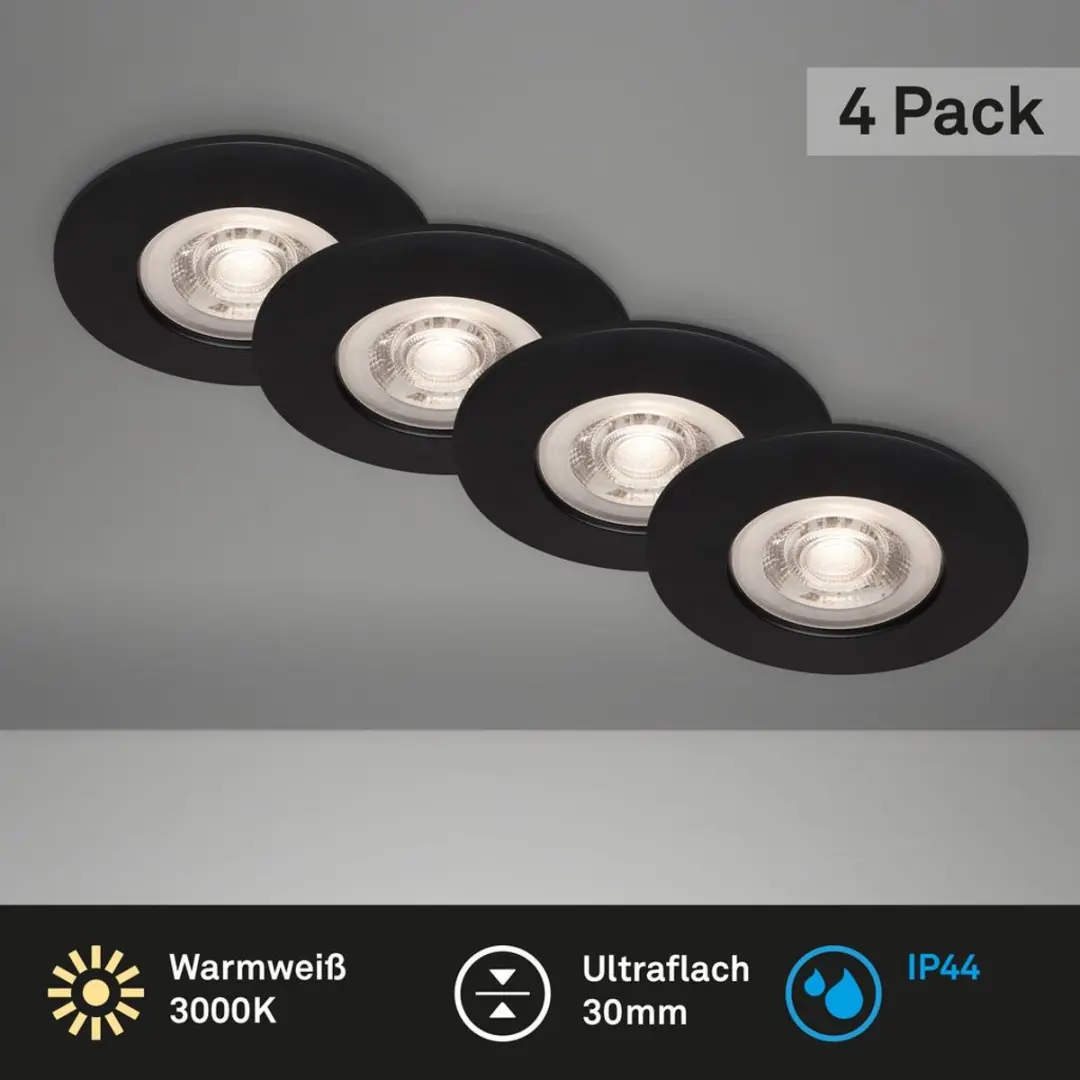 Briloner Kulana LED Inbouwspots Set 12 Stuks