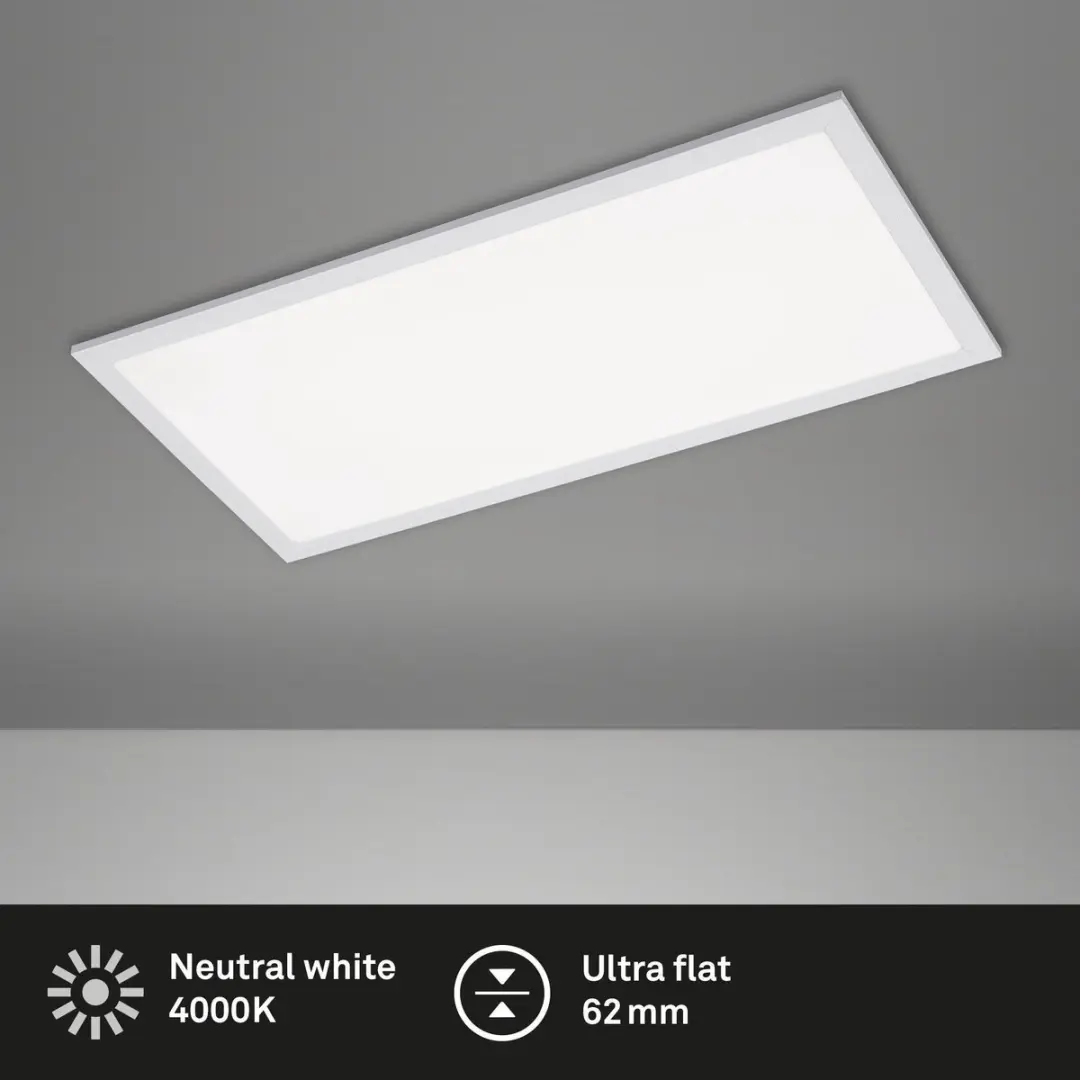 Briloner LED Plafondlamp 24W - 2.400 Lumen Wit