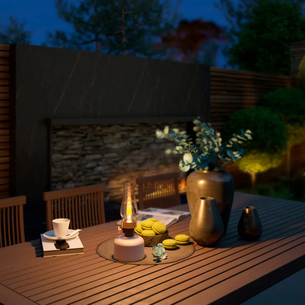 Calex Lavinio Oplaadbare LED Tafellamp - Warm Wit 1800K - Zand
