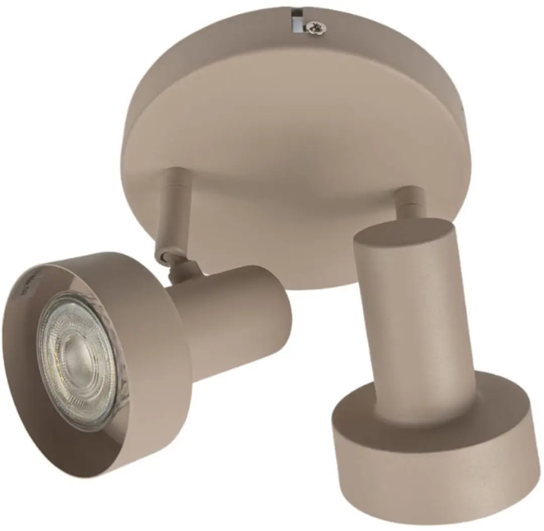 Freelight Spot Lunata 2 Lichts Ø15cm - Warm Wit - Beige