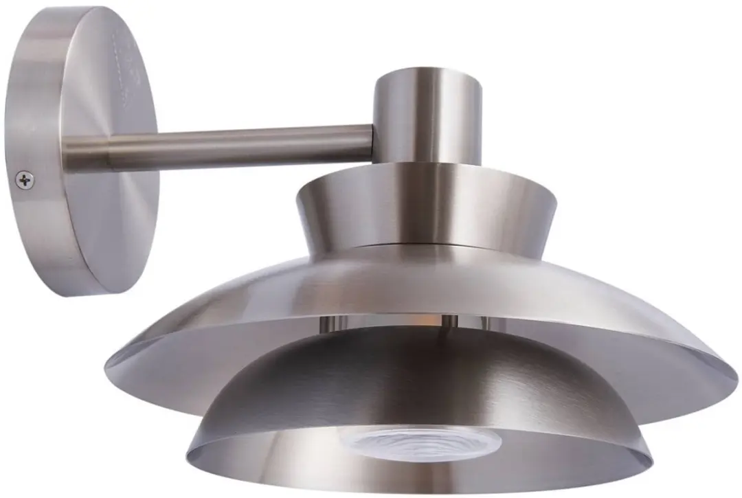Lucande Wandlamp Buiten 1 Licht E14 Roestvrij Staal
