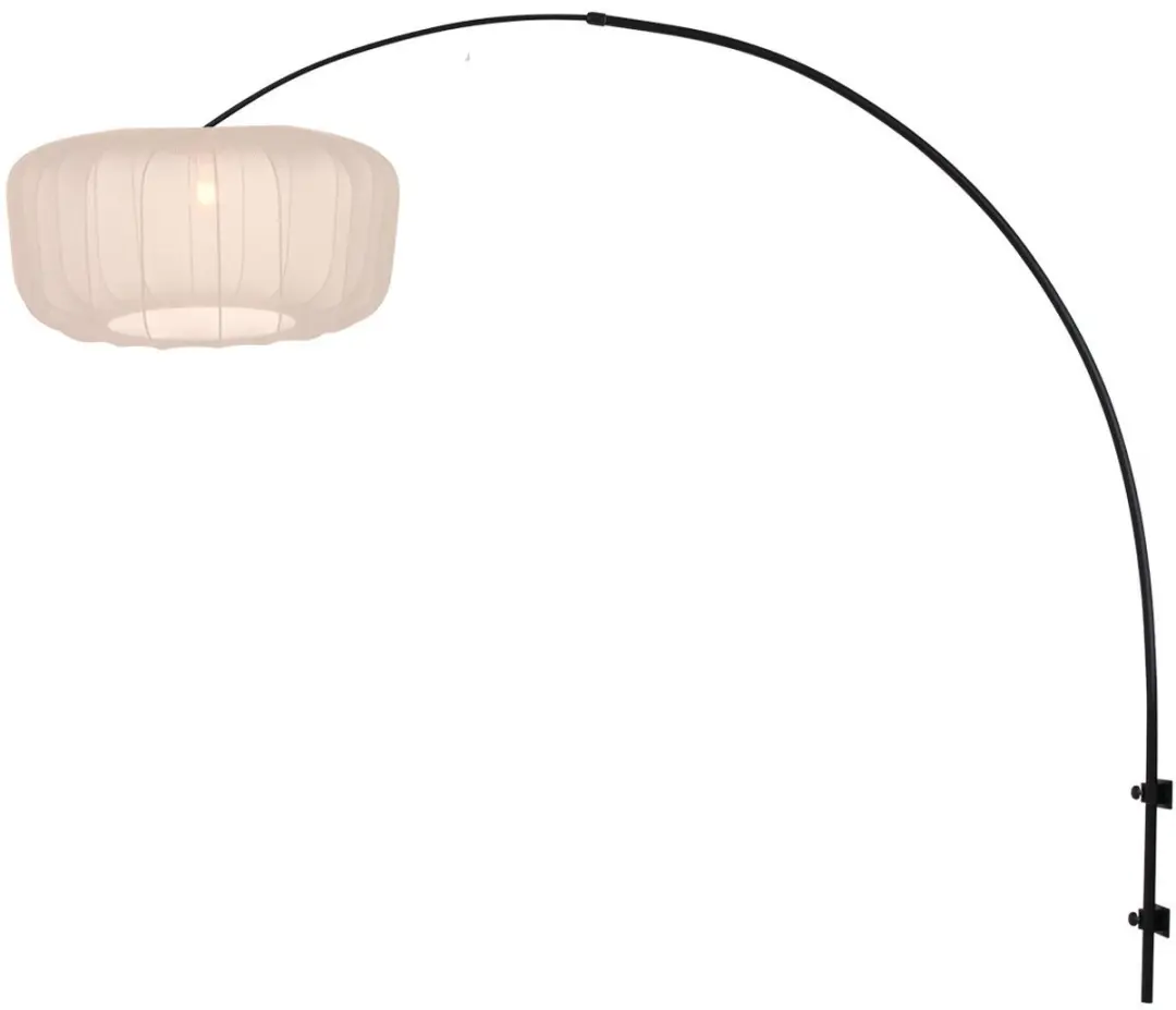 Steinhauer Wandlamp Sparkled Light 1481ZW - 40W - Zwart