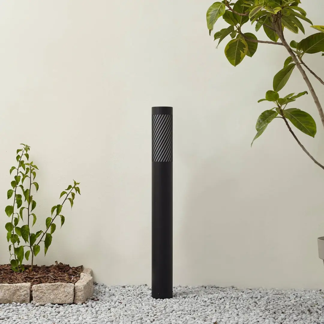 Lindby Tuinpadverlichting Aluminium 1xE27 - 15W - Zwart mat