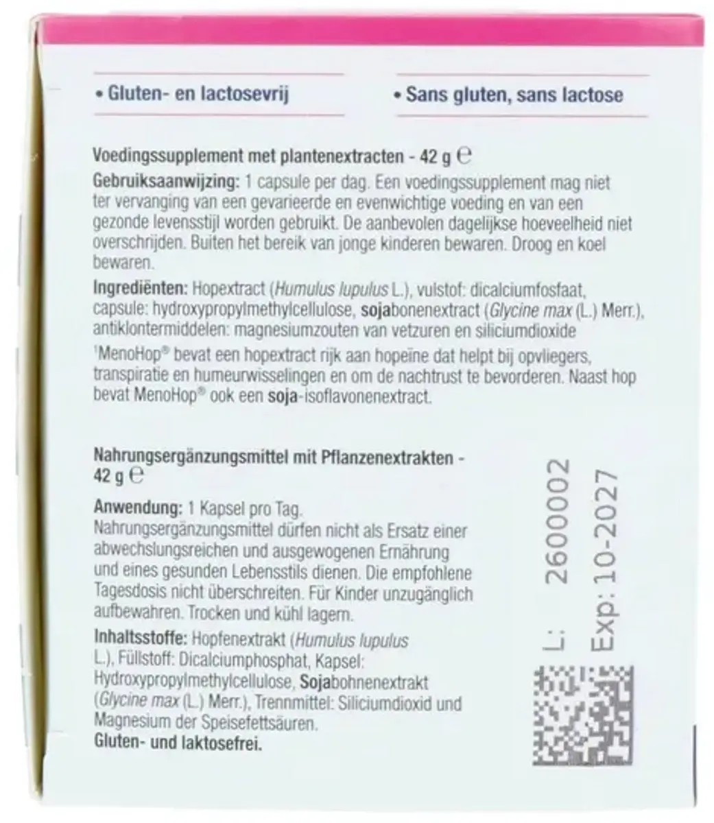 Metagenics MenoHop Overgangssupplement 90 Capsules