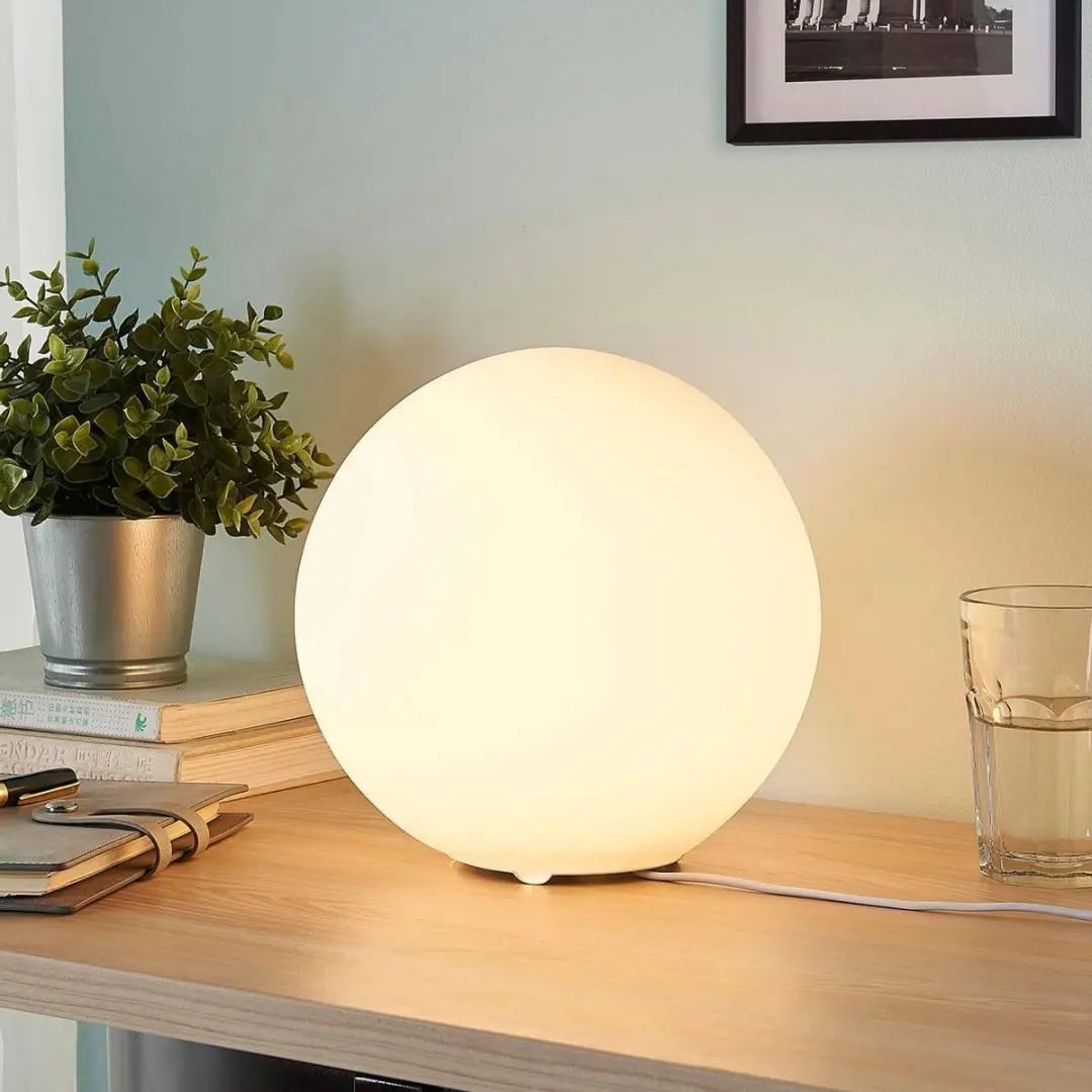 Lindby Tafellamp 1 Licht E27 Wit