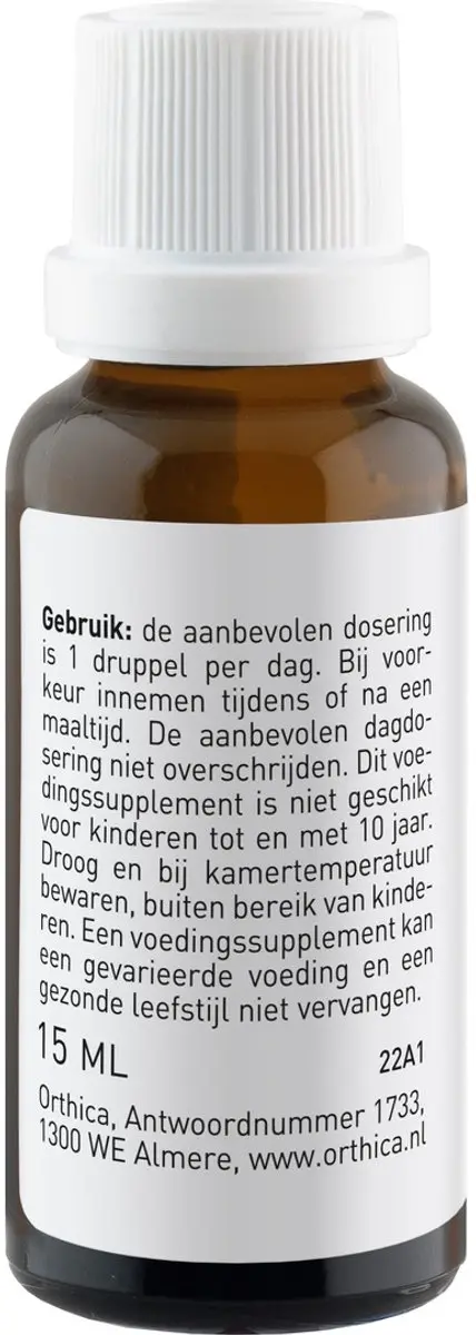 Orthica D-25 Oliedruppels 15ml
