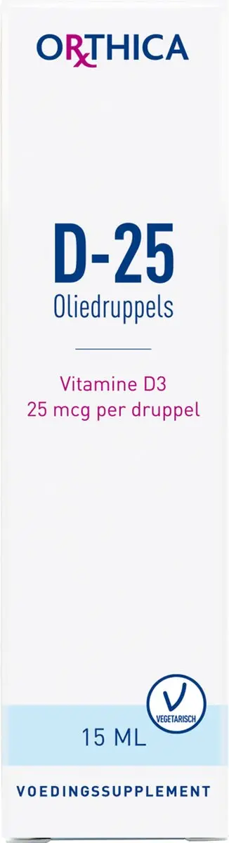 Orthica D-25 Oliedruppels 15ml